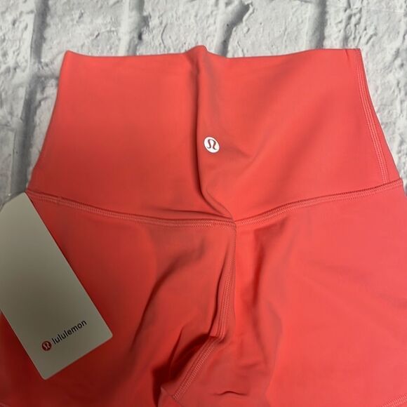 NWT Lululemon Align High-Rise leggings pant 23” pale raspberry pink cropped 4 - Picture 2 of 4